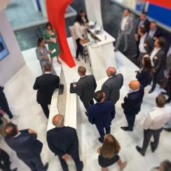 Messestand praesentation netzwerk event