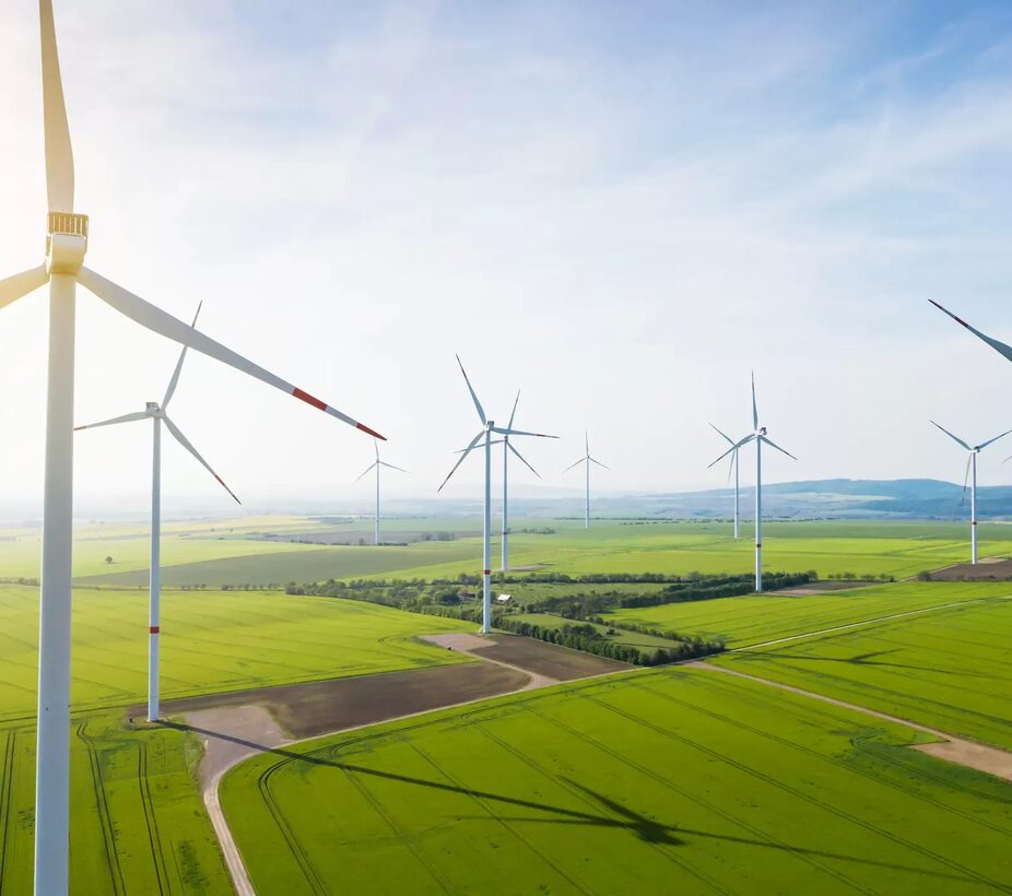 Windpark erneuerbare energie